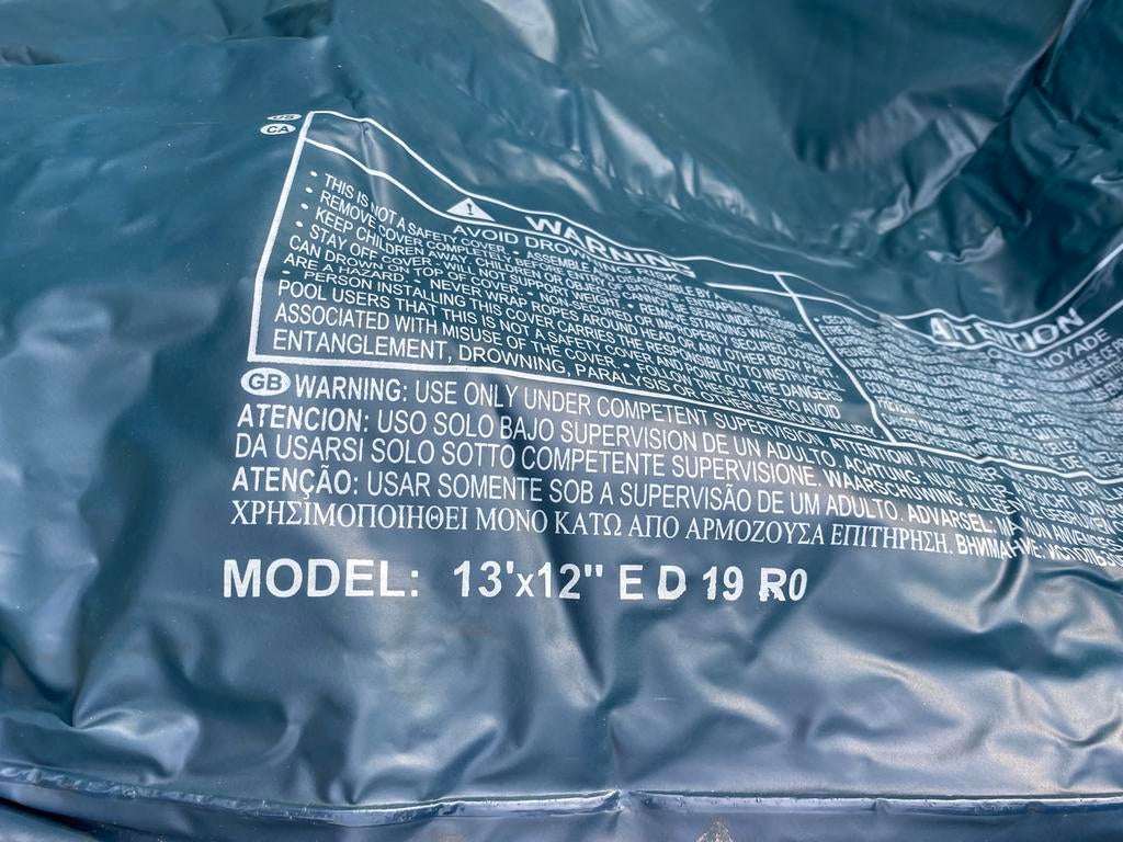 Afdekzeil voor rond Intex zwembad 4m, Enlèvement, Utilisé, Couverture de piscine