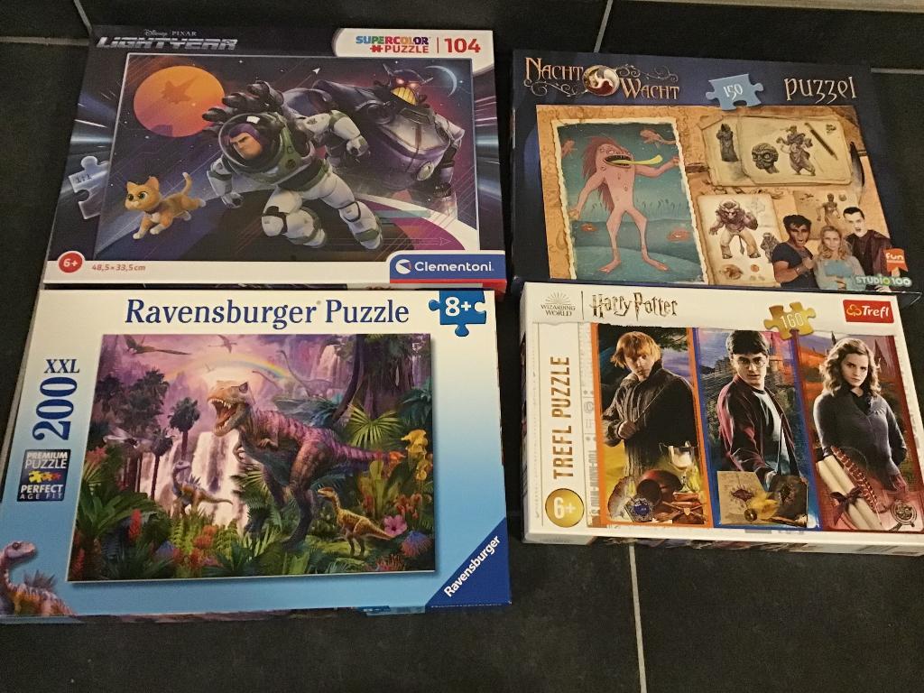 Diverse kinderpuzzels, Kinderen en Baby's, Speelgoed | Kinderpuzzels, Ophalen of Verzenden, Meer dan 50 stukjes, Zo goed als nieuw
