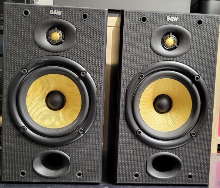 B&W Luidsprekers DM601, Bass-reflex, 60 à 120 watts, Enlèvement, Utilisé