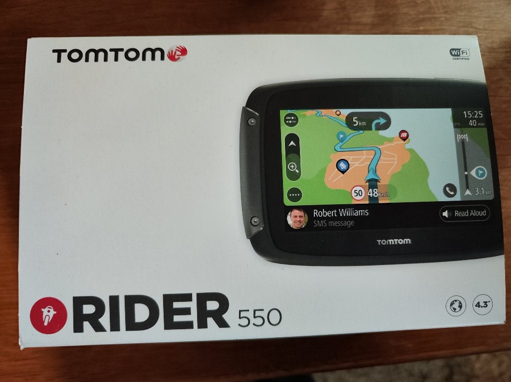 TomTom Rider 550 + car mount, Ophalen of Verzenden, Gebruikt