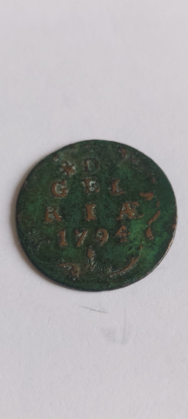 Nederland Duit 1794, Postzegels en Munten, Ophalen of Verzenden
