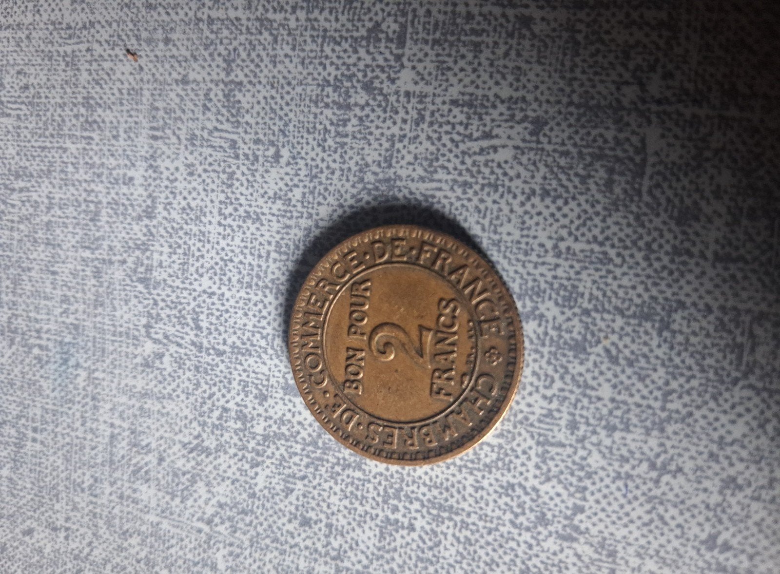 bon pour 2 francs 1925 (frankrijk), Postzegels en Munten, Munten | Europa | Euromunten, Ophalen of Verzenden, Frankrijk
