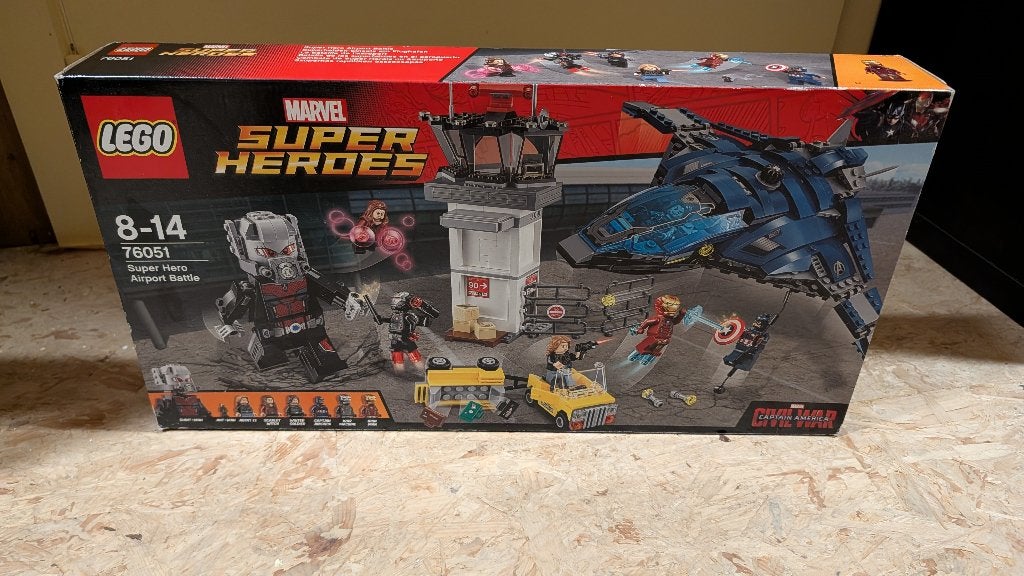 LEGO Marvel 76051 Super Hero Airport Battle – nieuw in doos, Compleet, Marvel, Lego, Nieuw