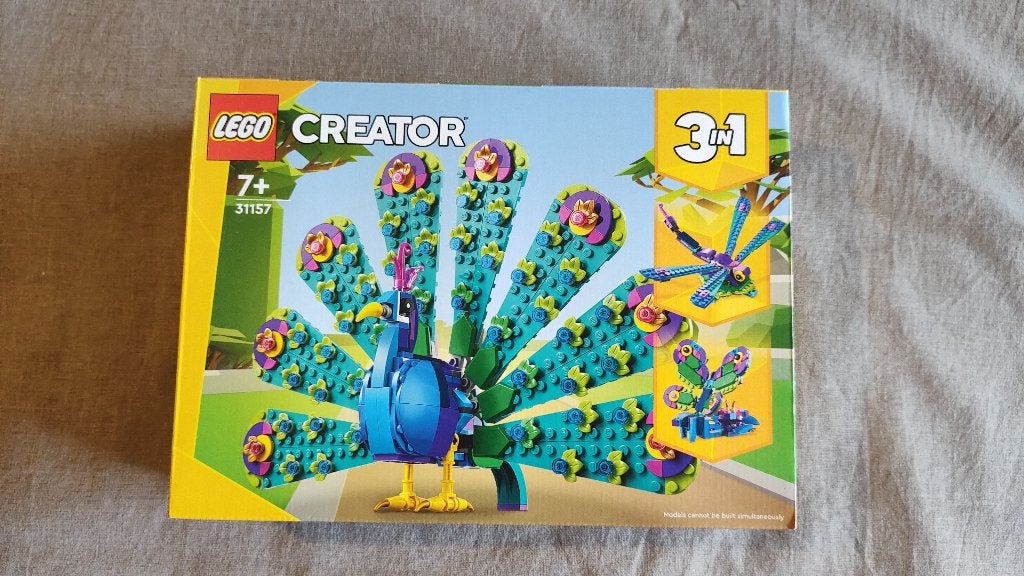 LEGO Creator 3in1 31157 – Exotische pauw, Lego, Nieuw, Ophalen of Verzenden, Ongeopend/sealed