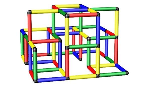 Klimtoren - klimrek  - pyramide - glijbaan, Enlèvement, Utilisé, Autres types, Partie complémentaire