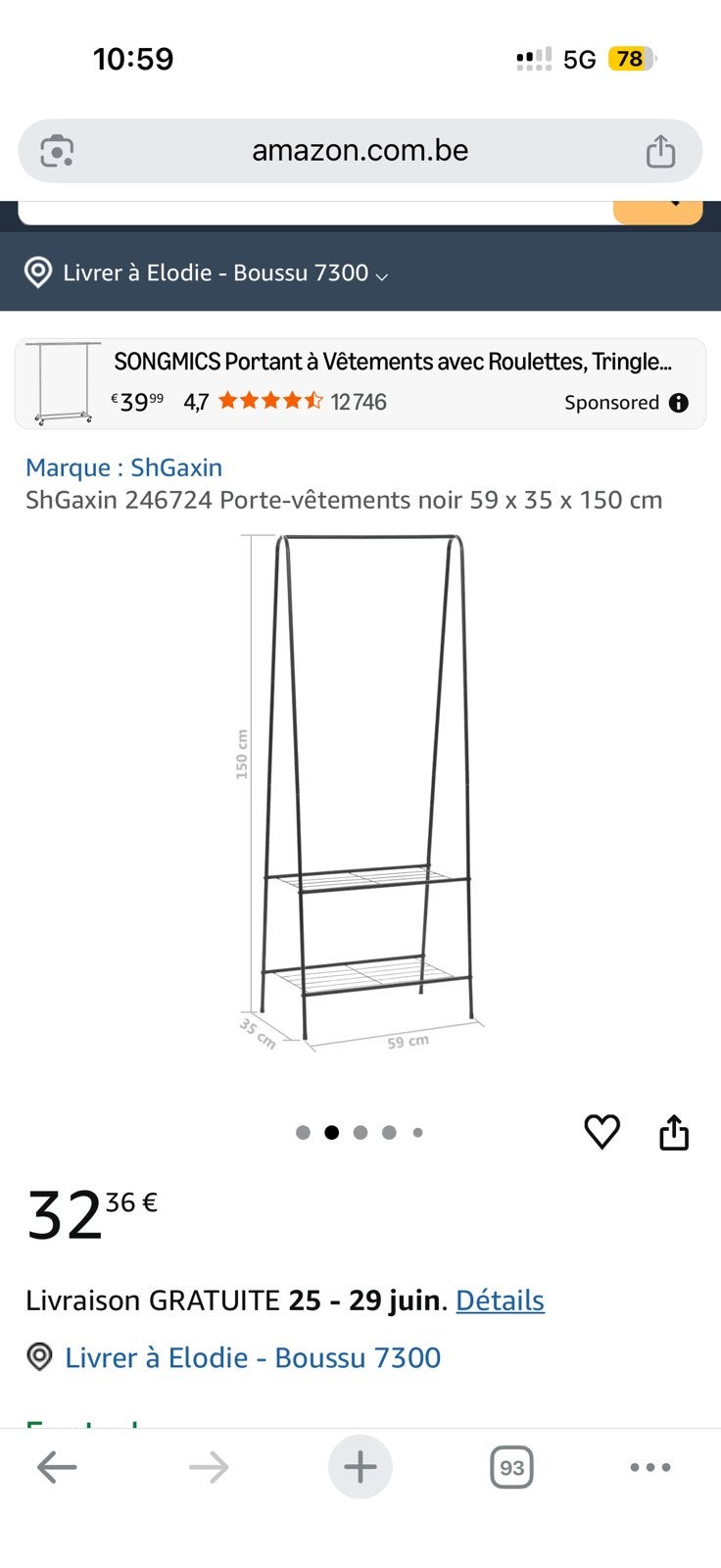Portz vêtements plus deux petite etagere, Kleding | Dames, Ophalen, Zo goed als nieuw