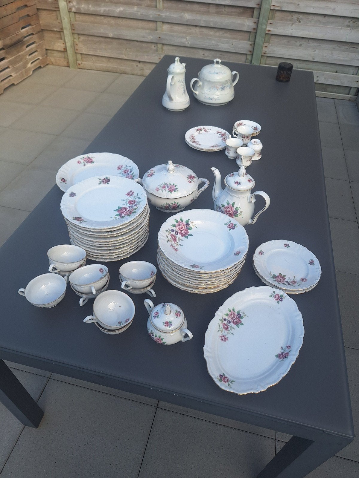 lot antiek servies, Antiek en Kunst, Antiek | Servies compleet, Ophalen