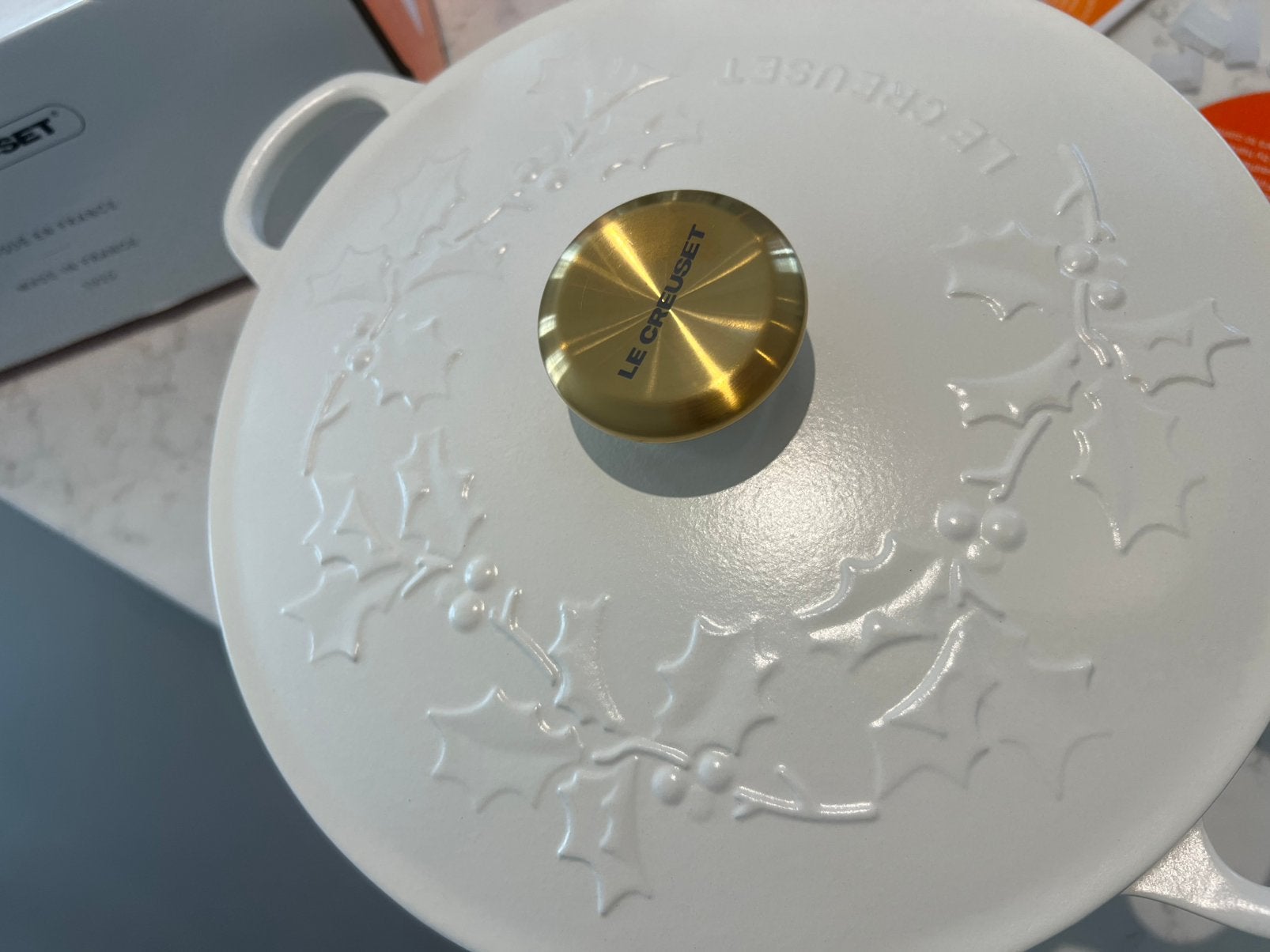 Nieuwe Kerst Le Creuset sauspan 21 cm Cotton, Geschikt voor inductie, Nieuw, Le Creuset, Ophalen of Verzenden