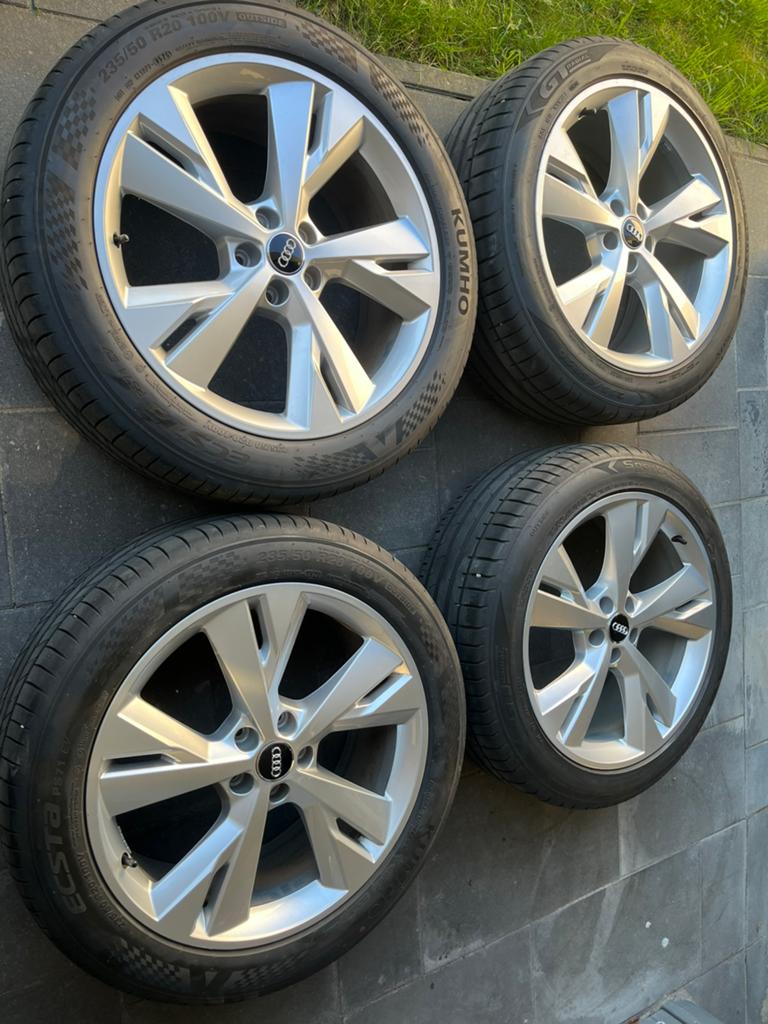 Audi Q4 de 20 inch avec pneus 5x112, 8 et 9 x 20, Autos : Pièces & Accessoires, Pneus & Jantes, Pneus et Jantes, Enlèvement ou Envoi