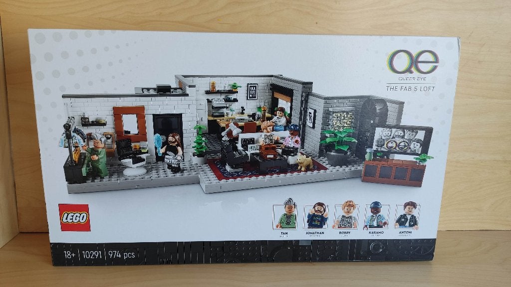 lego icons 10291 queer eye de fab 5 loft en 40484 kerstman, Lego, Nieuw, Ophalen of Verzenden, Compleet