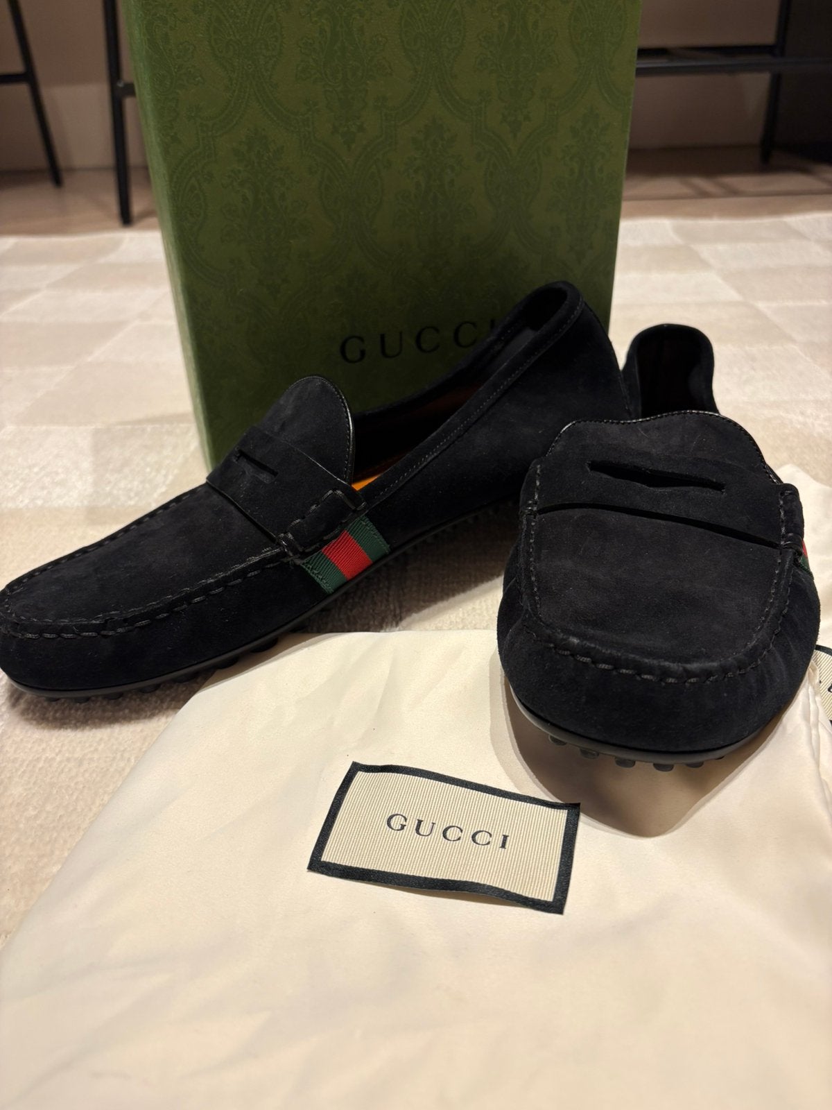 Mocassins Gucci, Vêtements | Hommes, Enlèvement ou Envoi, Espadrilles et Mocassins, Porté, Noir