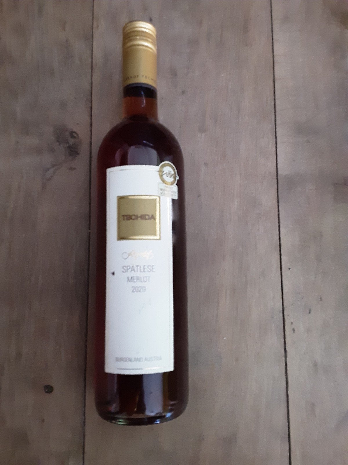 TSCHIDA wijn Spätlese merlot 2020, Verzamelen, Wijnen, Ophalen, Nieuw, Overige gebieden