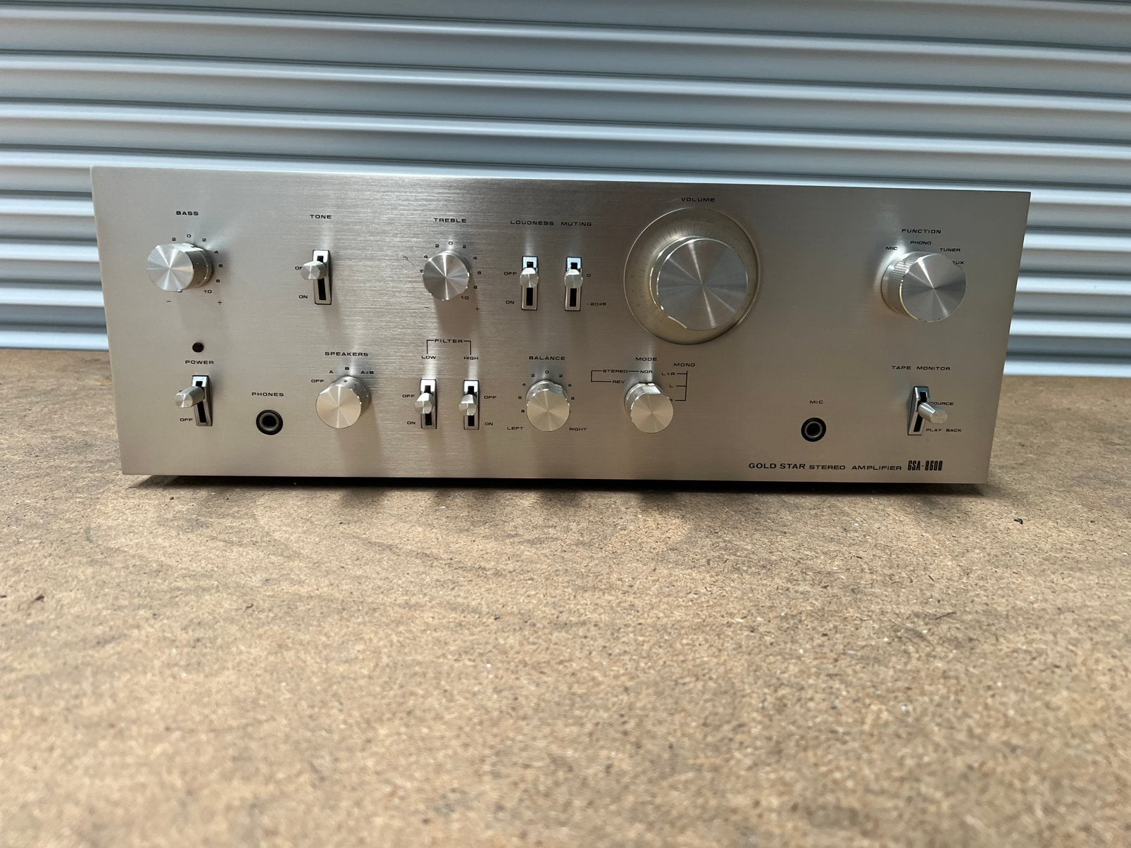 Gold Star Gsa-8600 Versterker, Audio, Tv en Foto, Versterkers en Ontvangers, Ophalen, Zo goed als nieuw