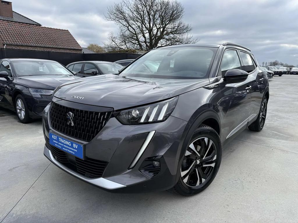 Peugeot 2008 1.2i 130PK GT-LINE PANO-DAK CAMERA LEDER FOCAL, Auto's, Gebruikt, 1199 cc, 103 g/km, Leder