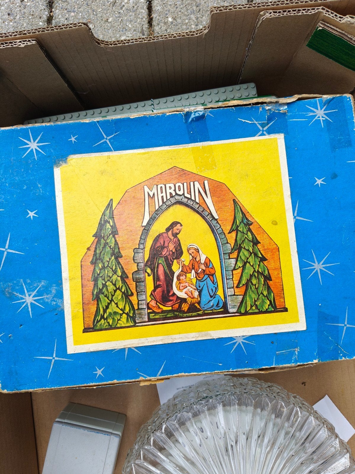 Marolin kerststal, in originele doos, Enlèvement ou Envoi