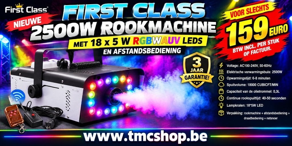 Nouvelle machine à fumée de première classe de 2500 W, Enlèvement ou Envoi, Neuf, Ensemble complet