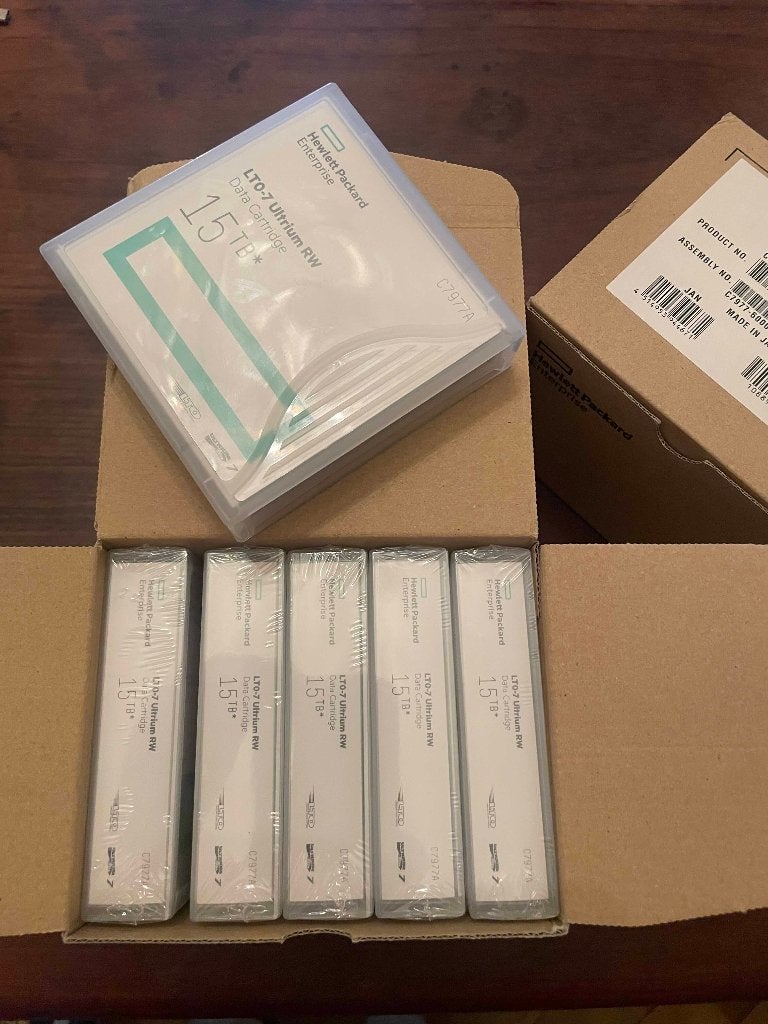 LTO7 data cartridge, Ophalen of Verzenden, Nieuw