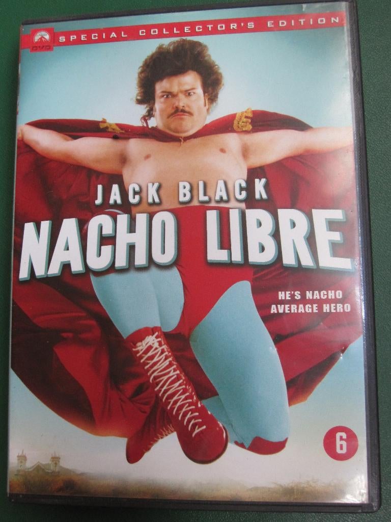 Nacho libre (2006), Cd's en Dvd's, Dvd's | Komedie, Zo goed als nieuw, Overige genres, Vanaf 6 jaar, Ophalen of Verzenden