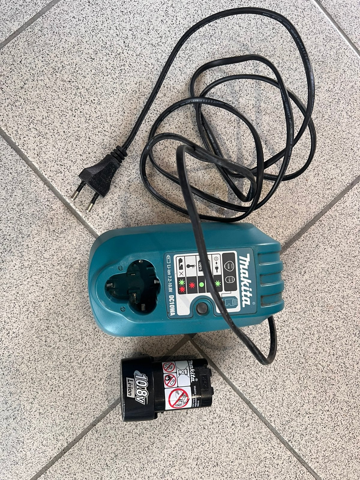 Lader + baterij makita, Enlèvement ou Envoi, Comme neuf