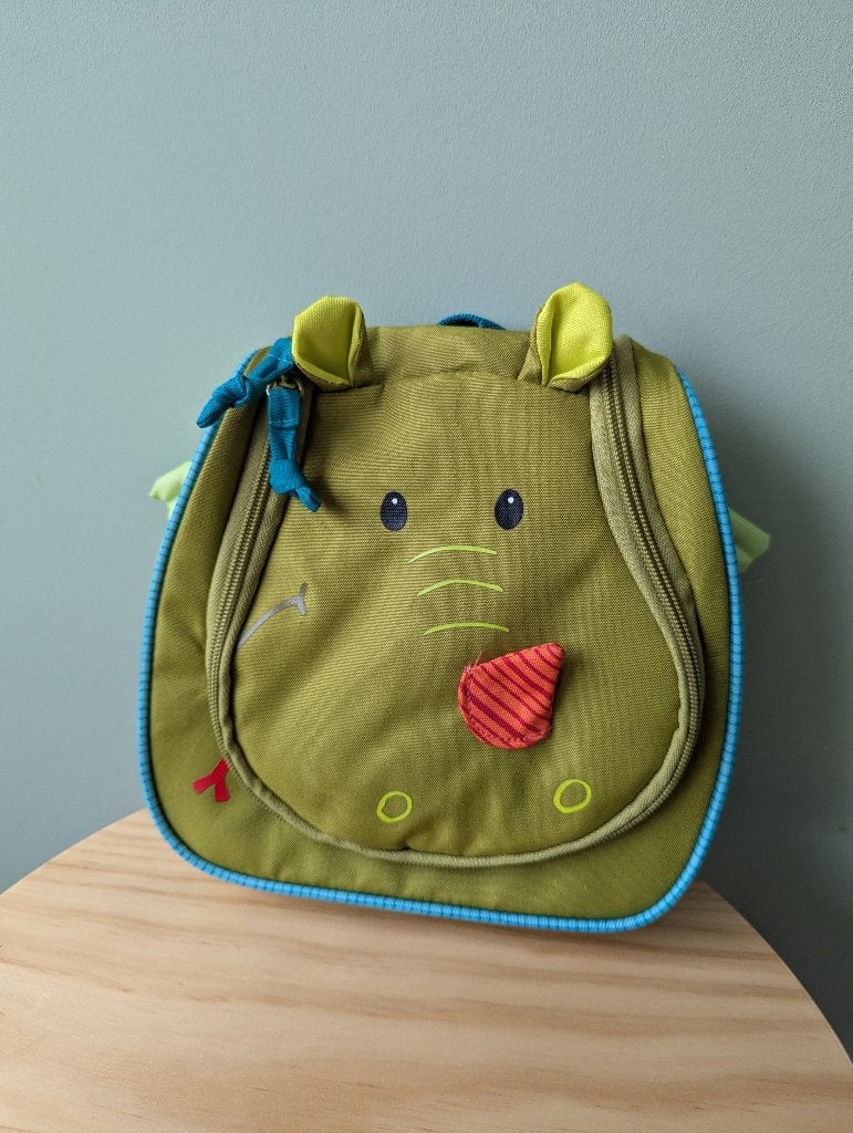 Toilettas / toiletzak voor kinderen - Lilliputiens, Handtassen en Accessoires, Ophalen, Gebruikt, Groen, Jongen