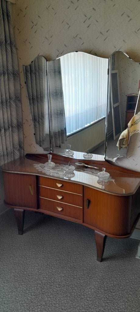 Vintage make-up tafel/kaptafel, Enlèvement