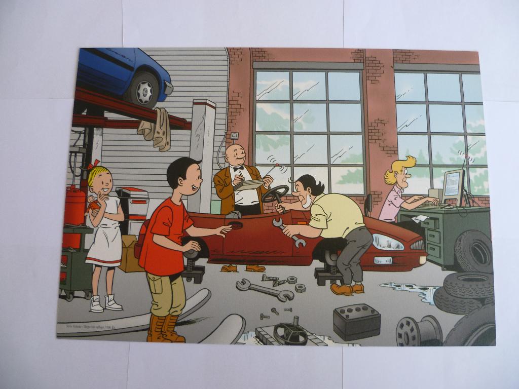 SUSKE EN WISKE STRIP KERSTKAART INFORMEX UIT 2003, Willy Vandersteen, Eén stripboek, Nieuw, Ophalen of Verzenden