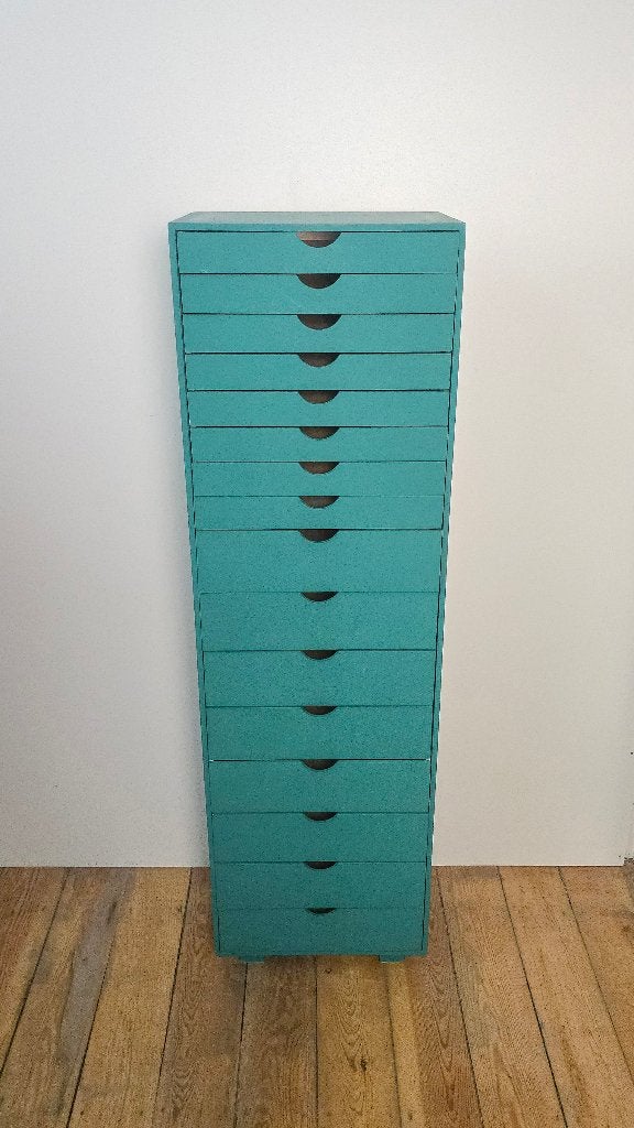 Commode -16 tiroirs - Meuble de rangement - Atelier créatif, Maison & Meubles, Enlèvement ou Envoi, Comme neuf