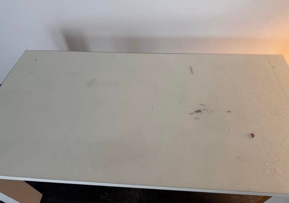 Tafel met glasplaat, Antiek en Kunst, Ophalen