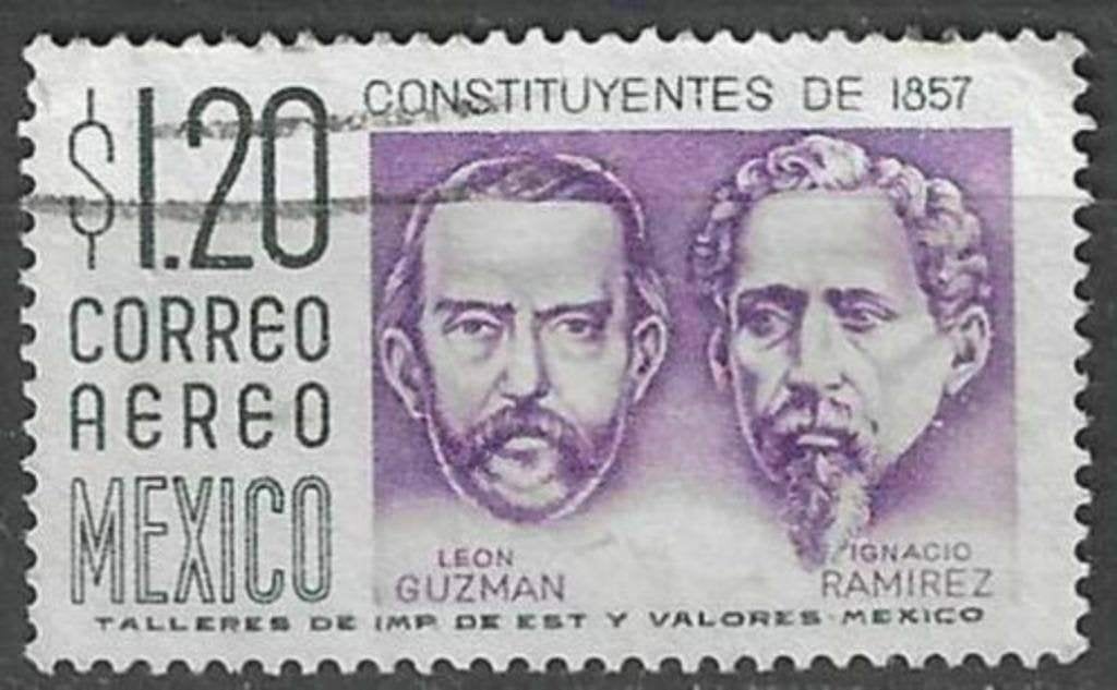 Mexico 1956 - Yvert 198PA - 100 Jaar Grondwet (ST), Postzegels en Munten, Verzenden, Gestempeld