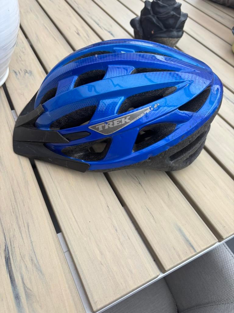 Fietshelm Trek kindermaat tot 12 j, Fietsen en Brommers, Ophalen, Zo goed als nieuw
