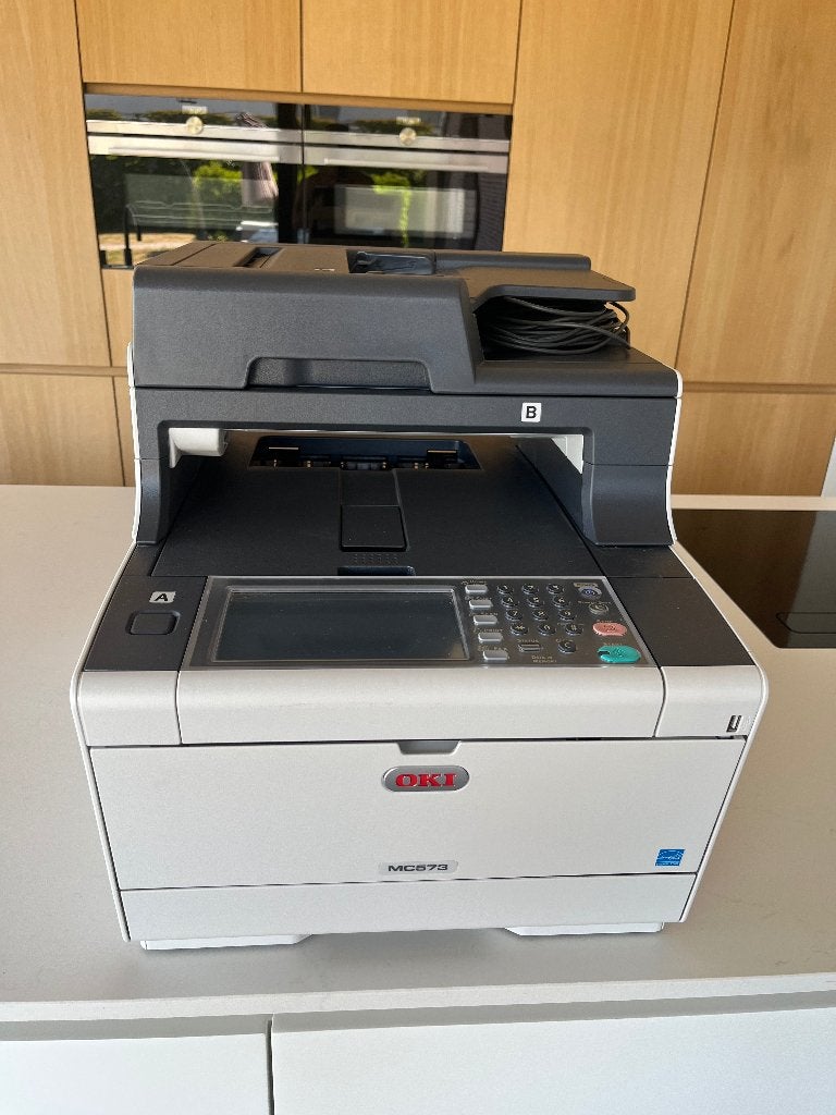 OKI mc573dn laser printer, Informatique & Logiciels, Imprimantes, OKI, Enlèvement, Impression couleur, Imprimante laser