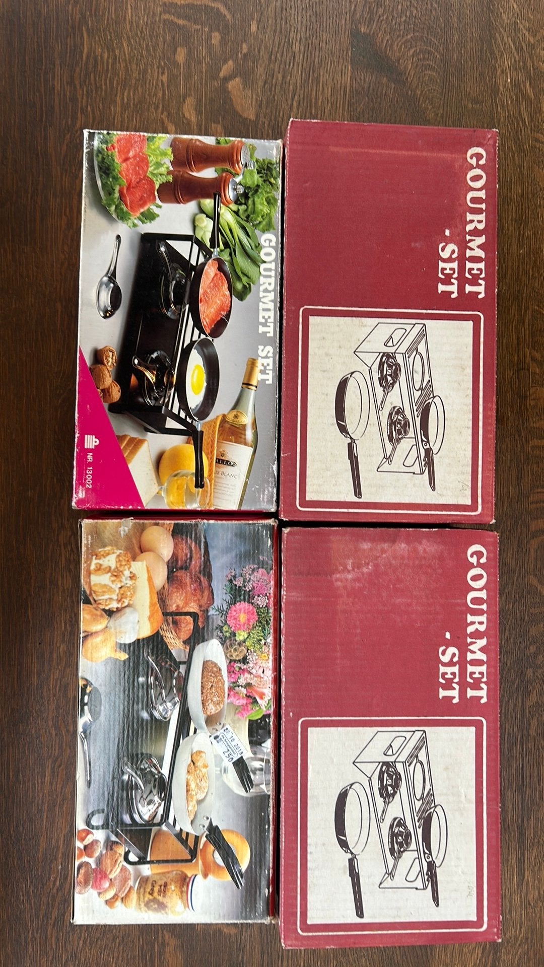 Gourmetset, Ophalen