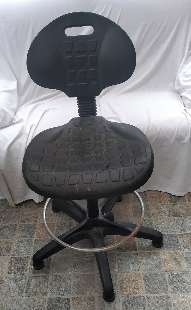chaise de bureau réglable noire, Enlèvement, Utilisé, Noir, Chaise de bureau