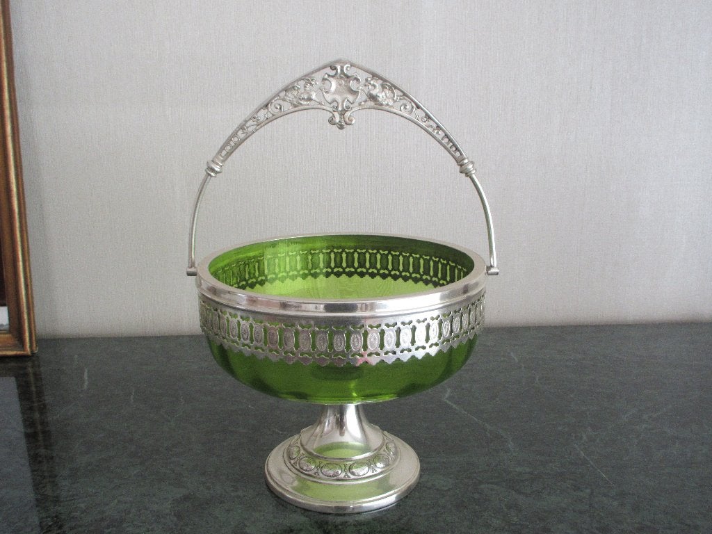 Corbeille à fruits et fleurs Art Nouveau, Antiquités & Art, Enlèvement