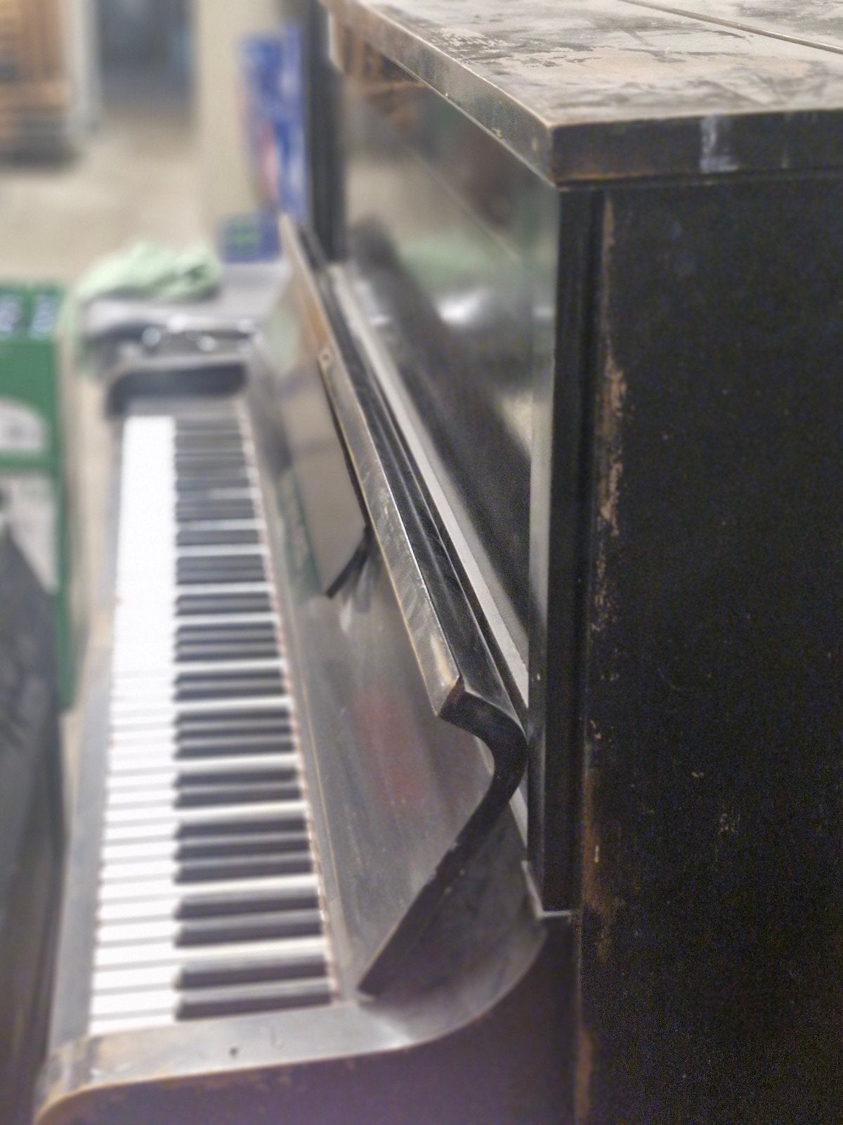 gratis af te halen piano, Muziek en Instrumenten, Ophalen, Gebruikt, Zwart, Piano