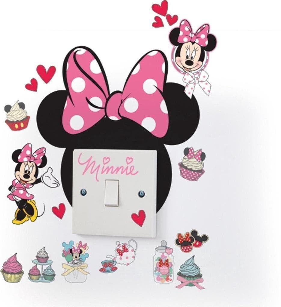 Minnie Mouse Muurstickers Glow in the Dark - Disney, Ophalen of Verzenden, Nieuw, Wanddecoratie