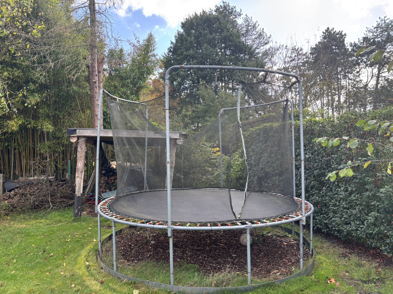 Trompoline decathlon, Ophalen, Gebruikt