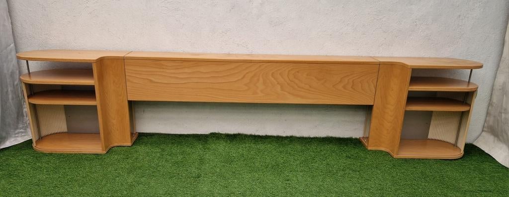 Auping Achterwand met Nachtkastjes voor Auronde Bed 180cm, Enlèvement ou Envoi