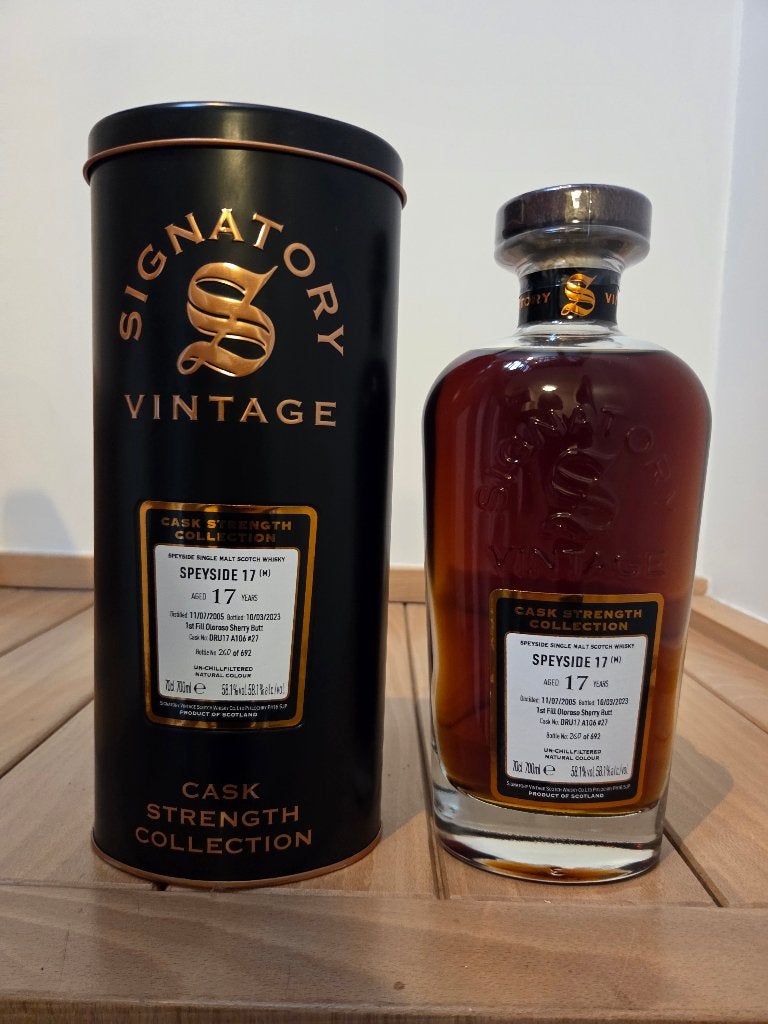 Speyside 17y (Macallan) 2005-2023 Ondertekenaar, Ophalen of Verzenden, Vol