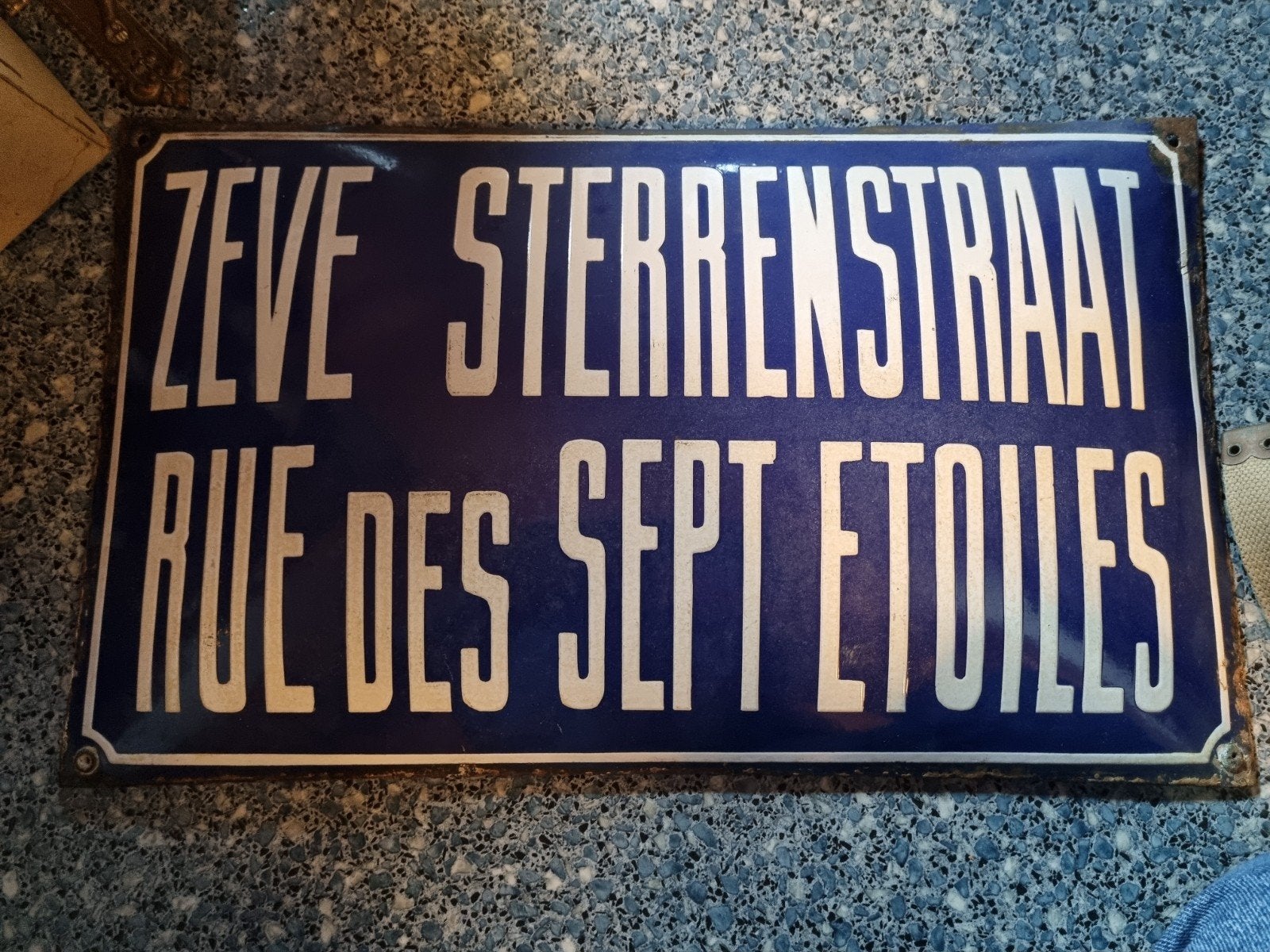 Plaque émaillée, Antiek en Kunst, Antiek | Bestek