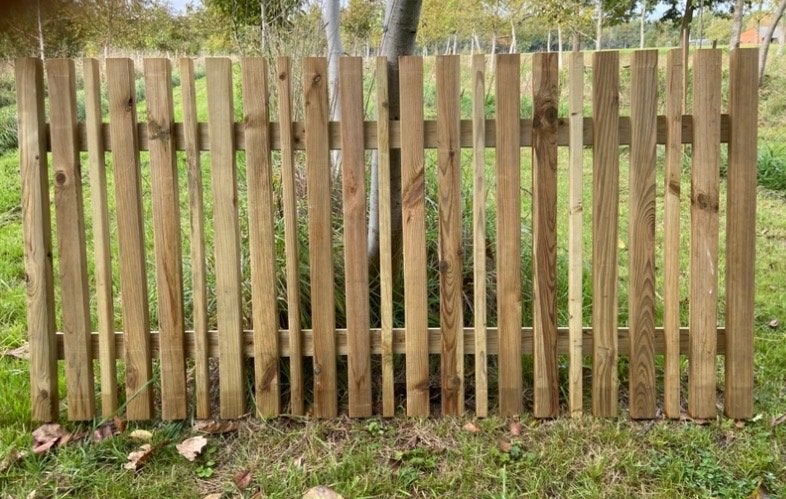 Tuinhekken, Ophalen, Nieuw, Hout, Spijlenhekwerk