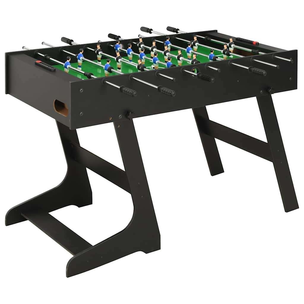 Voetbaltafel inklapbaar 121x61x80 cm zwart, Enfants & Bébés, Jouets | Tables de football, Enlèvement, Comme neuf