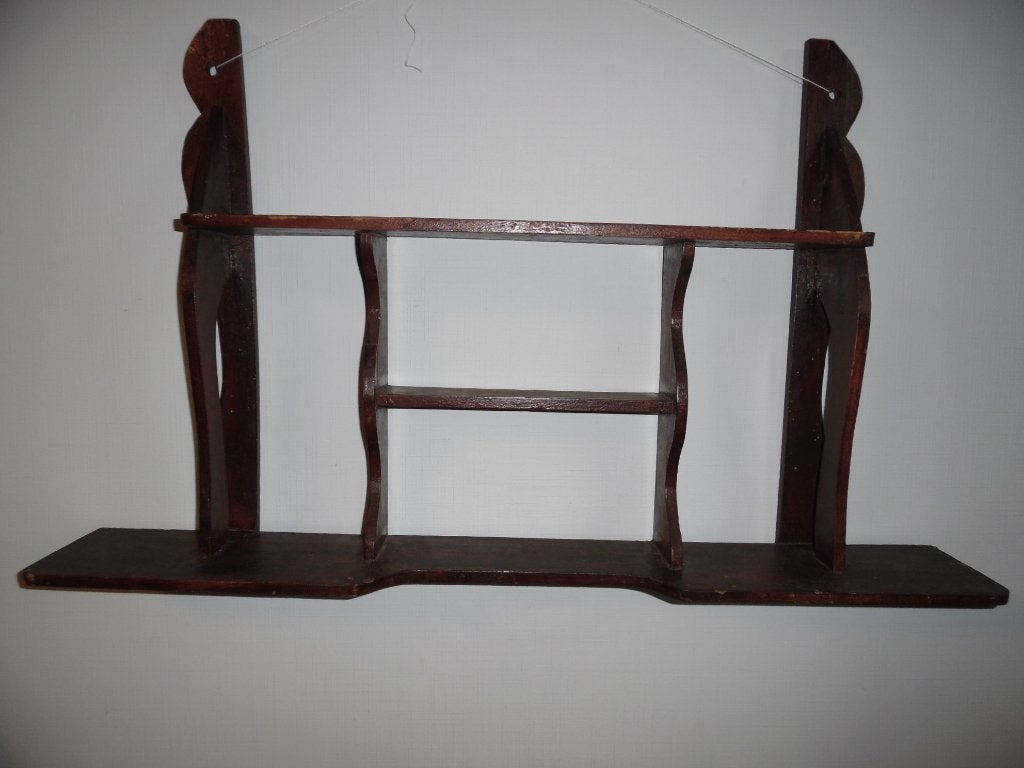 Oud keukenrekje fermette stijl, potten en kleine voorwerpen, Enlèvement, Utilisé, Bois