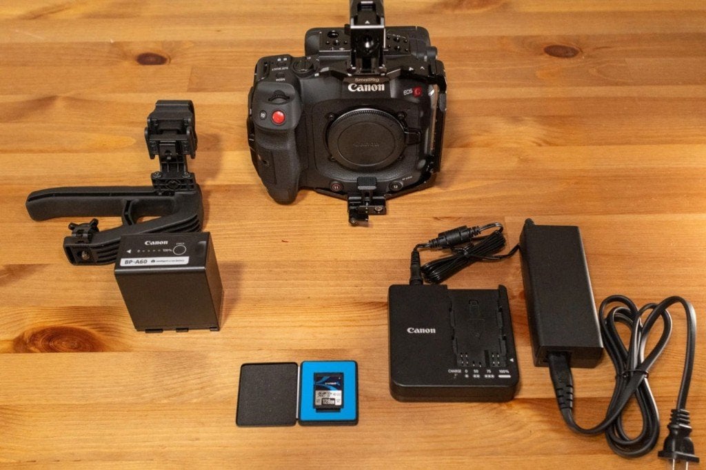 Canon EOS C80 6K cinema camera kit, Gebruikt, Canon, Overige soorten, Externe microfoon
