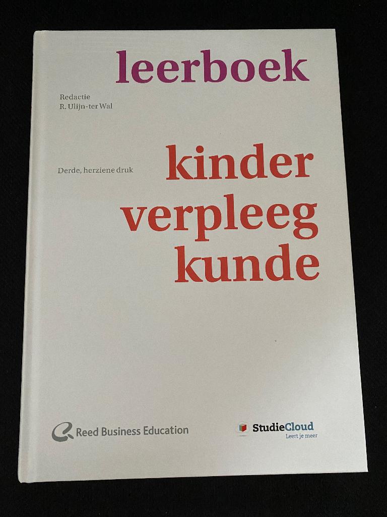 Leerboek - kinderverpleegkunde, Enlèvement, Comme neuf, Enseignement supérieur