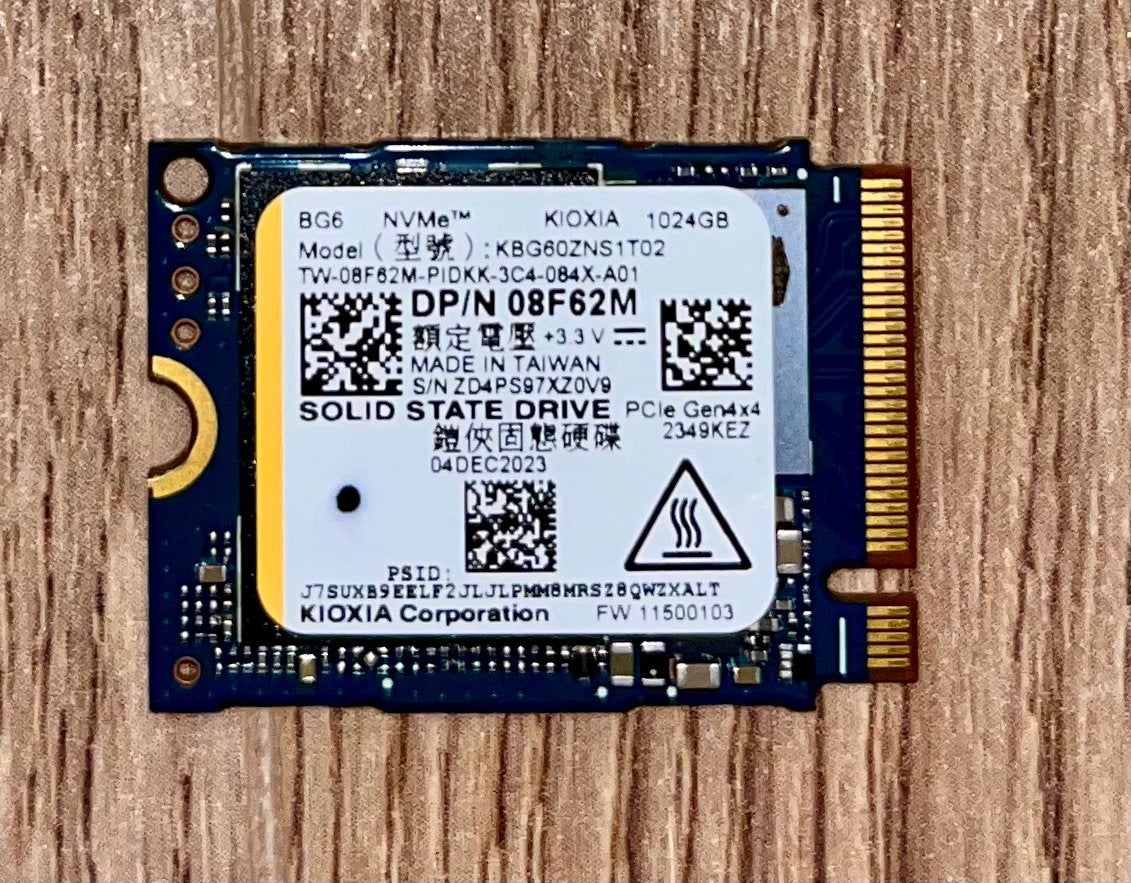 M.2 2230 SSD — 1 TB, Ophalen, Zo goed als nieuw, SSD