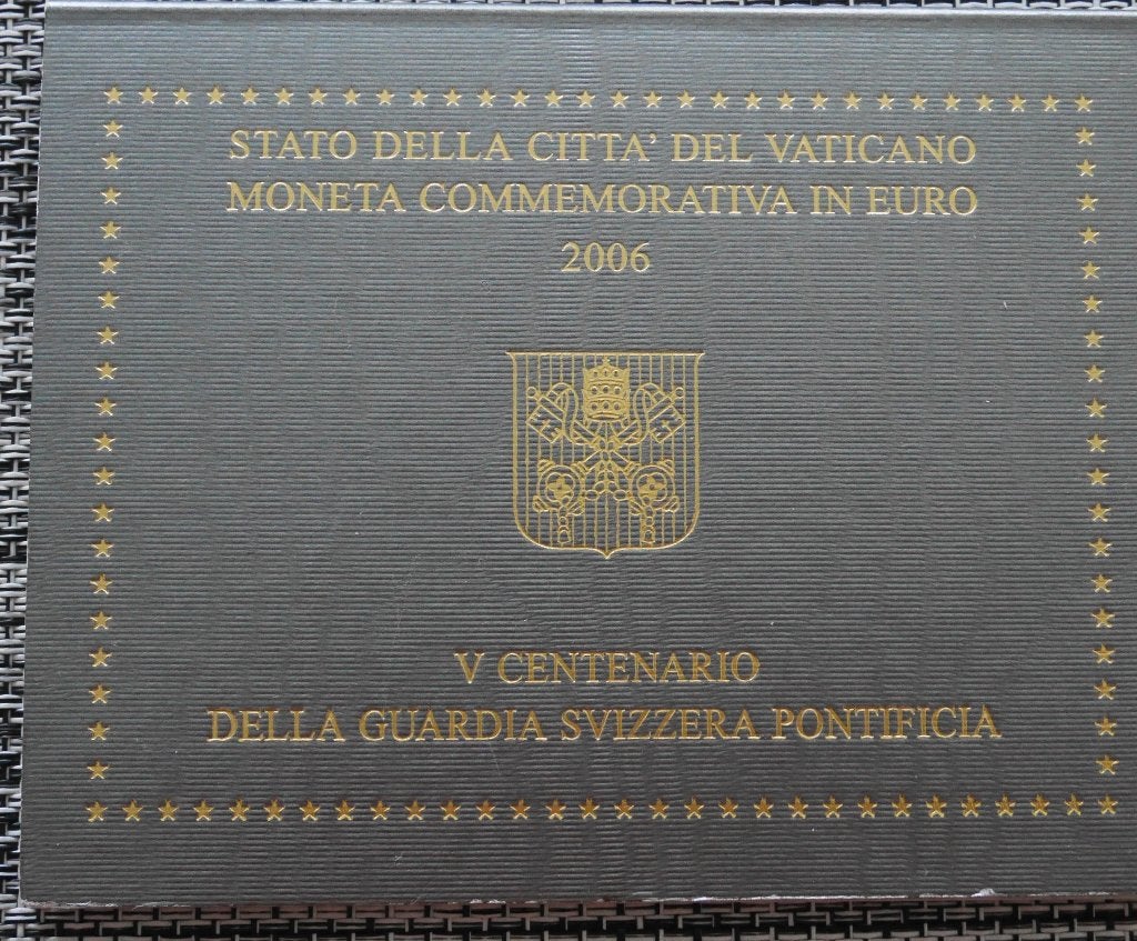 2 euro Vaticaan BU 2006 Zwitserse Garde, Postzegels en Munten, Ophalen of Verzenden, Vaticaanstad, 2 euro