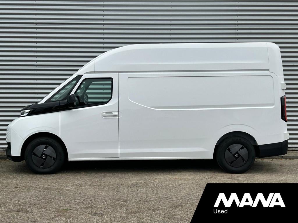 Farizon SV L2H3 83 kWh / 232 PK Lanceringseditie Trekhaak Ac, Auto's, Gebruikt, Wit, Leder, 2330 kg