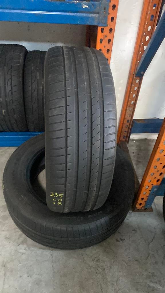 235/60/18 -107v merk michelin zomerbanden gebruikde okkazie, Ophalen, Gebruikt