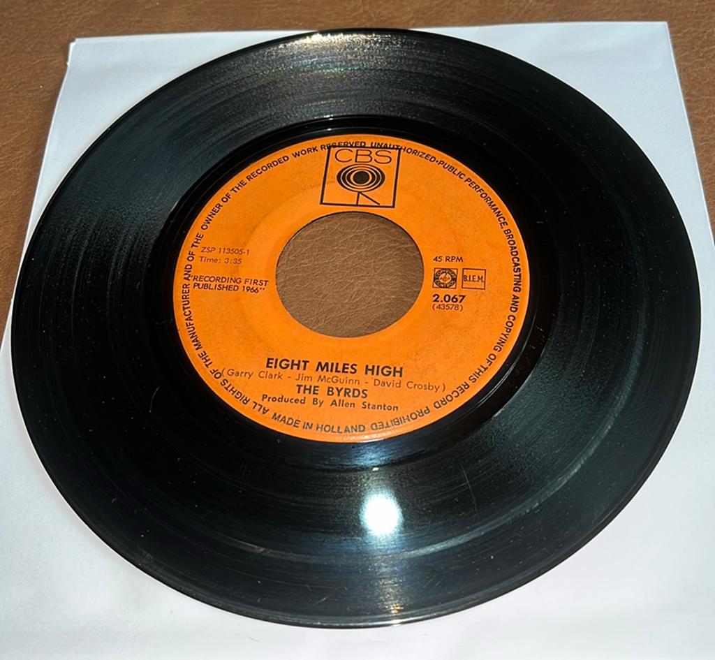 The Byrds ‎– Eight Miles High - 7” vinyl single - NL, Ophalen of Verzenden, Gebruikt